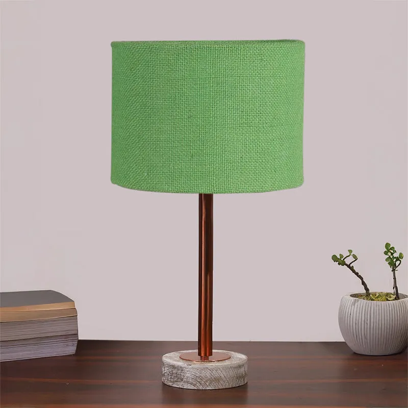 Sienna I Rodin Wooden Table Lamp - Green,Copper,White media 3
