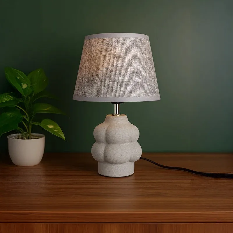 Sorellian Cotton Table Lamp - Grey media 4