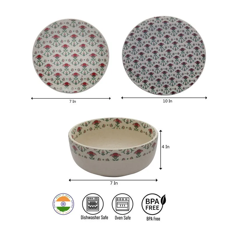 Rosetta Stoneware Dinner Set - 14 Piece Set media 9
