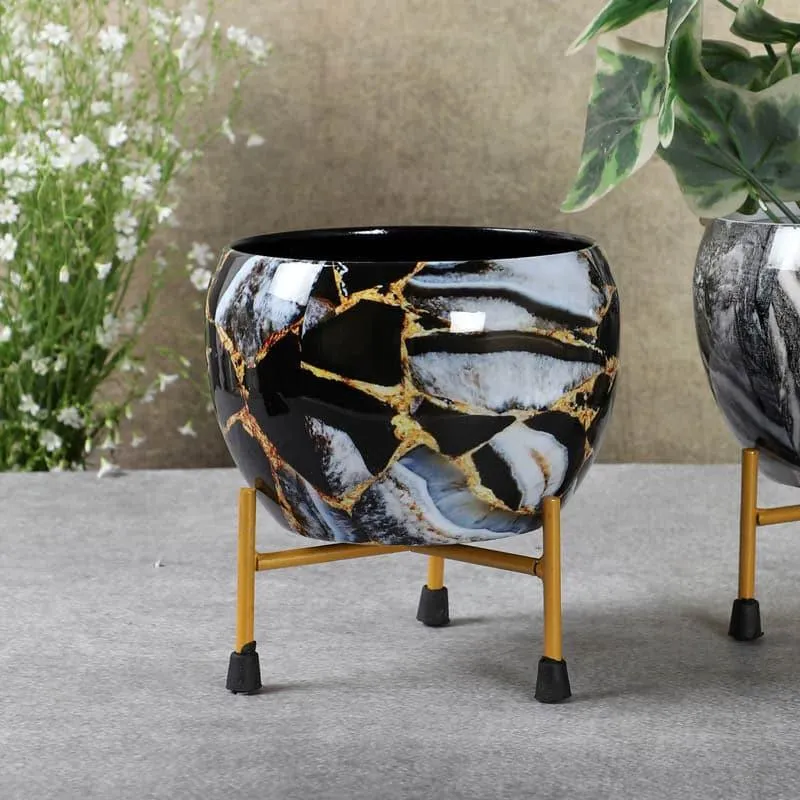 Starry Silk Planter - Set Of Two media 7