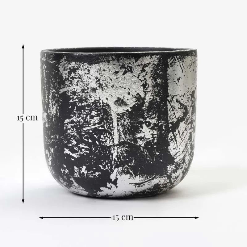Silver Embossed Planter media 5