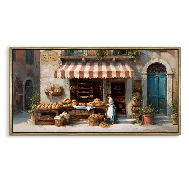 Boulangerie Canvas Wall Painting With Frame media 3