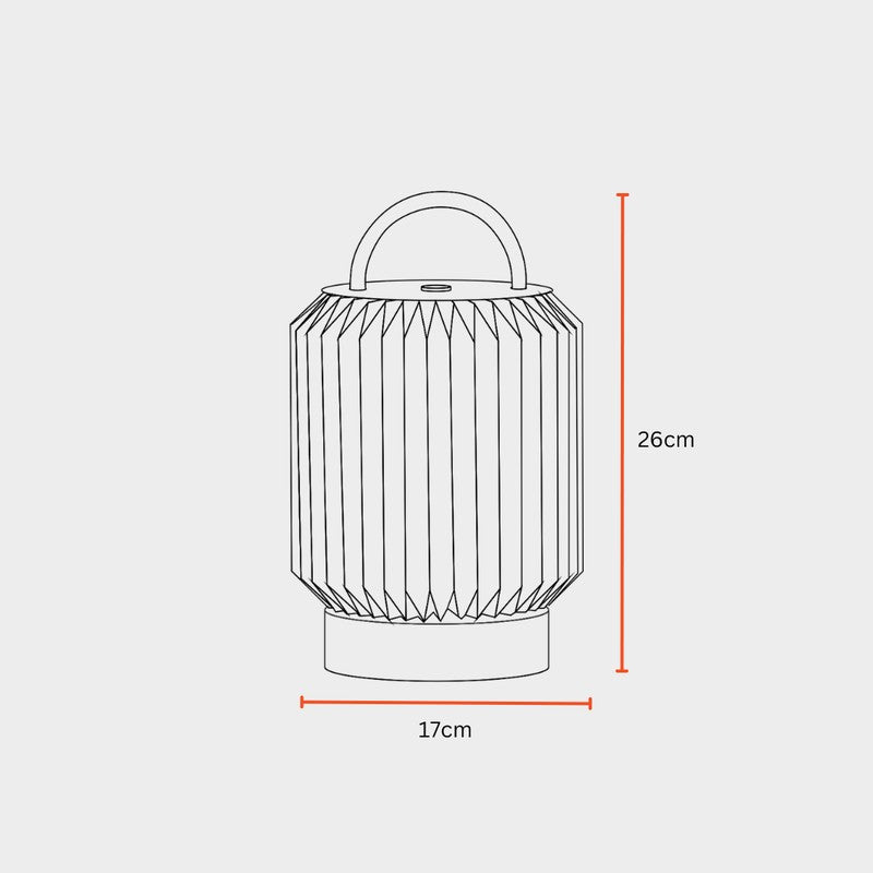 Fig Living Tote Table Lamp - Ivory,Black media 12