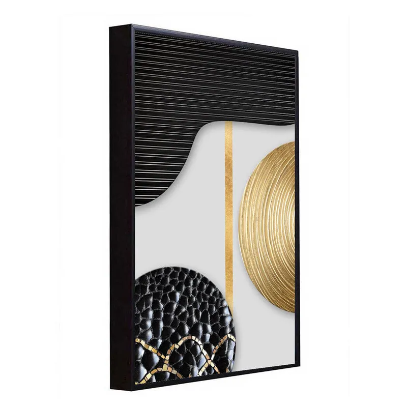 Clementine Abstract Cotton Canvas Wall Art - Set Of Two media 4