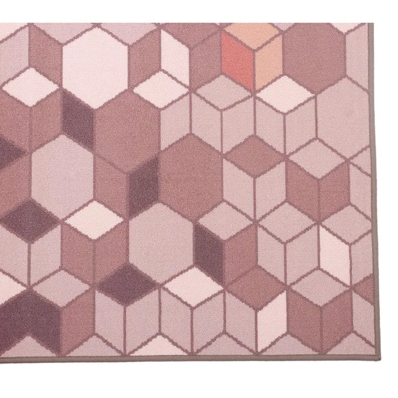 Honeycomb Nylon Runner Rug media 4