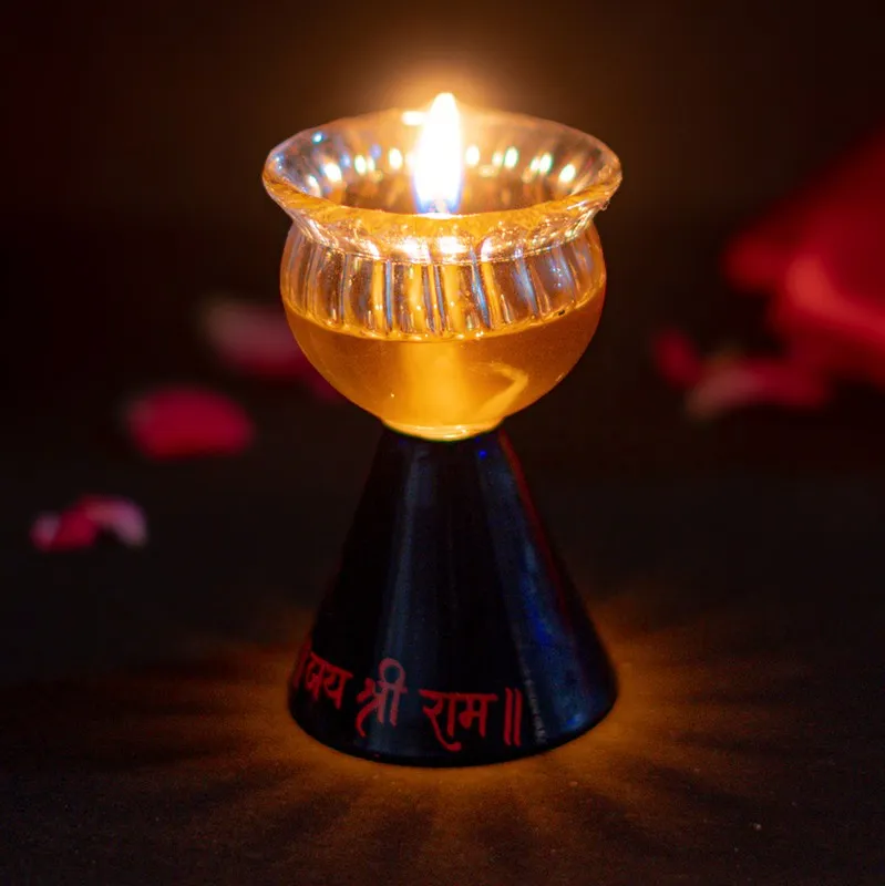 DivyaJyoti Artistic Clay Diya media 3