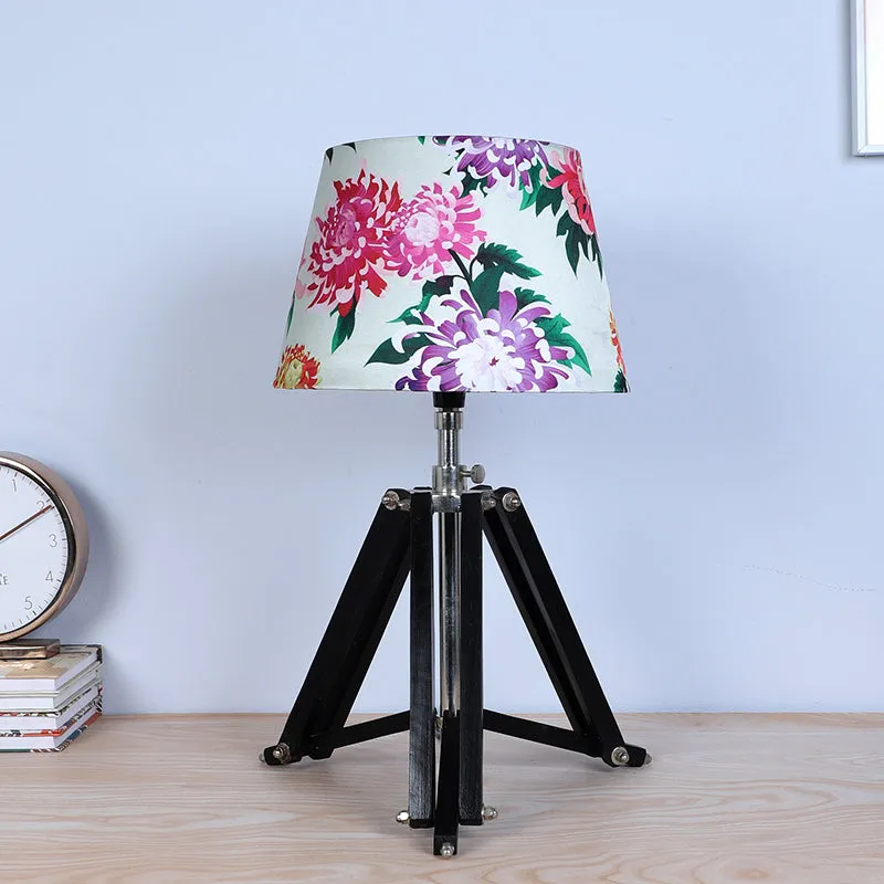 Miyabi Tripod Mango Wood Table Lamp - Multicolor media 3