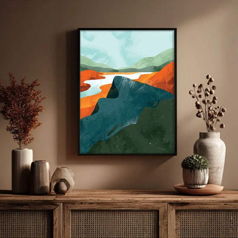 Ethereal Bliss Archival Canvas Wall Art - Black Frame media 3
