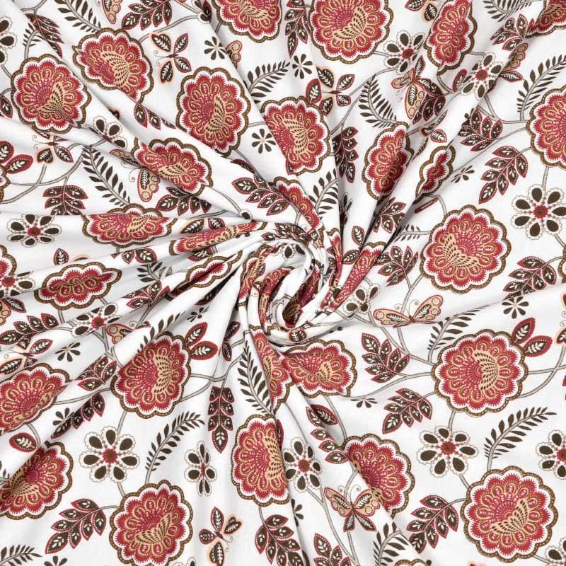 Miksha Floral Printed Brown Cotton Dohar media 6