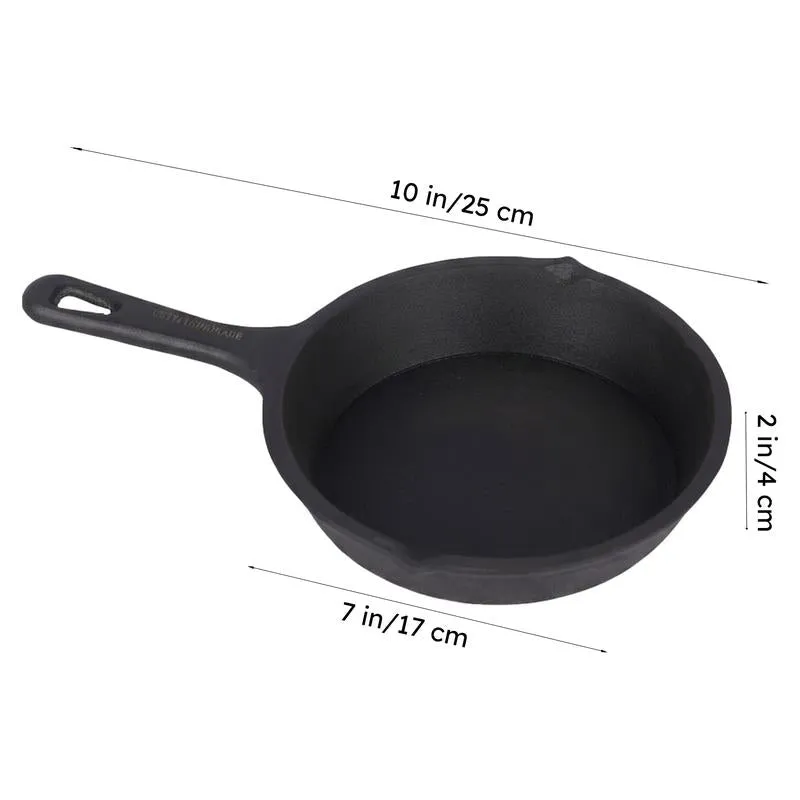 Cast Crust Pre-Seasoned Cast Iron Frying Pan - 6.7 Inch media 9