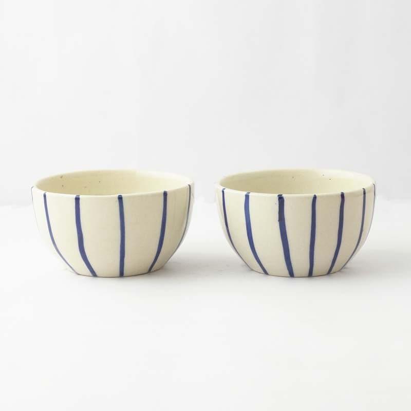 Kline Stripe Ceramic Bowl - Set Of Two media 4