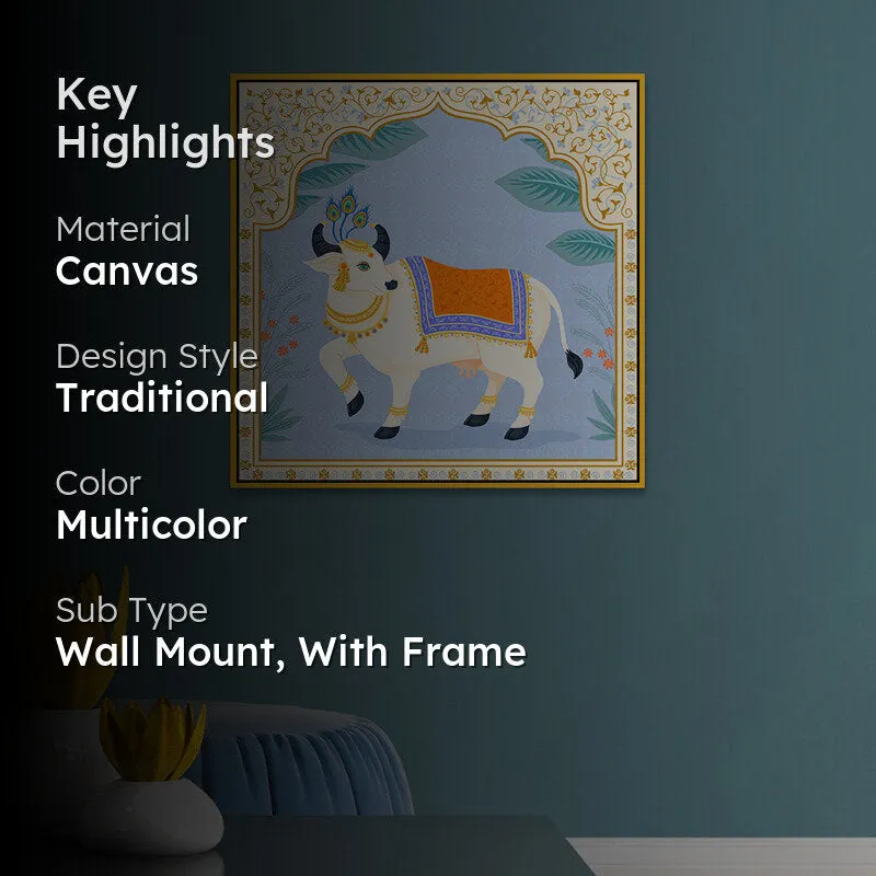 Kamadhenu Arc Wall Art With Frame media 2