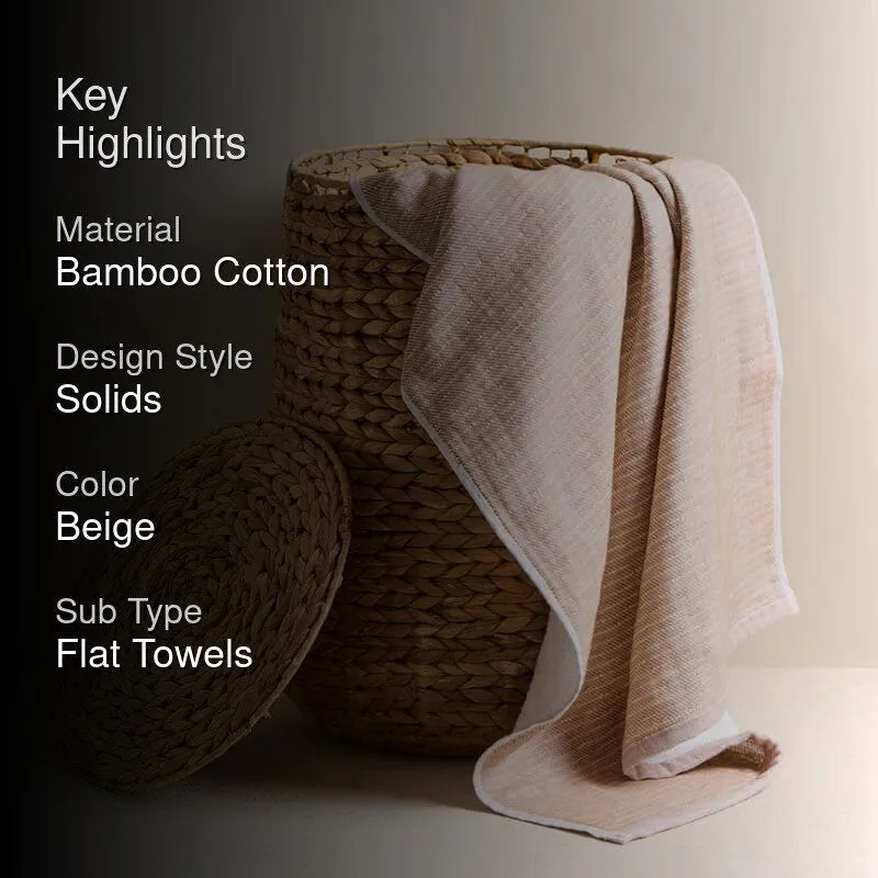 Pure Eartha Bamboo Bath Towel - Tan media 2
