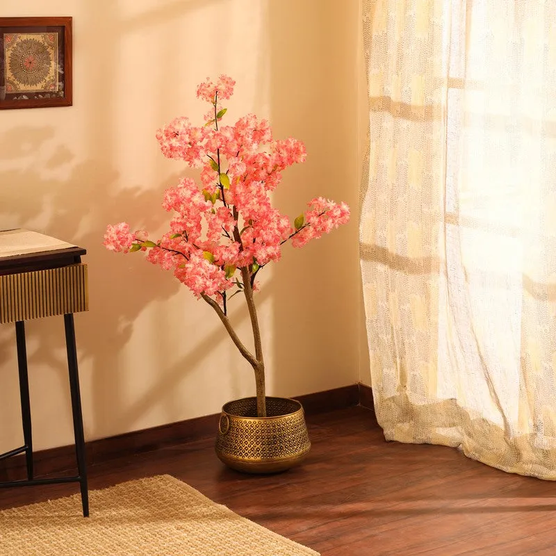 Artificial Cherry Blossom Plant With Pot - 4.2 ft media 4