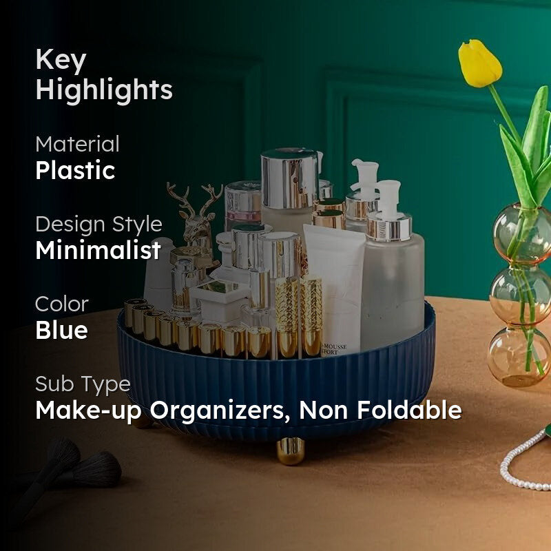 Bits & Bliss Revolving Desk Organizer - Blue media 2