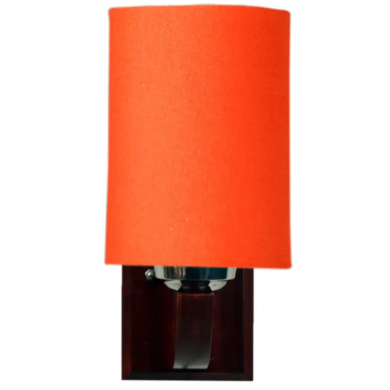 Ambera Cylindrical Wooden Wall Lamp media 6