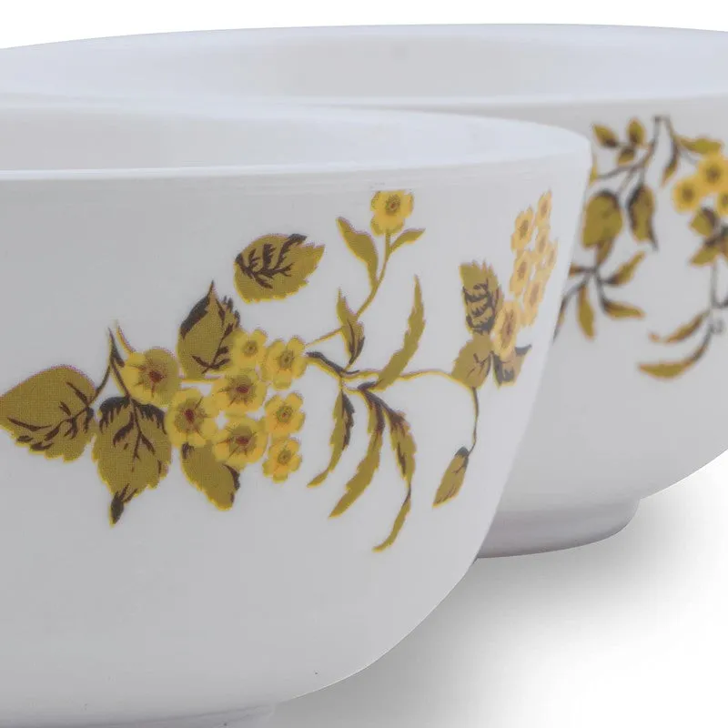 French Rose Melamine Snack Bowls (200 mL Each) - Set of Six media 7