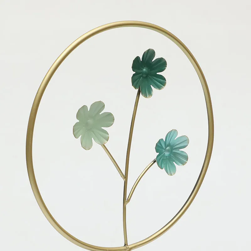 Floral Alchemy Metal & Wood Showpiece media 4
