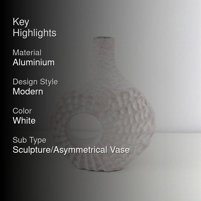 Counch Call Vase - White media 2