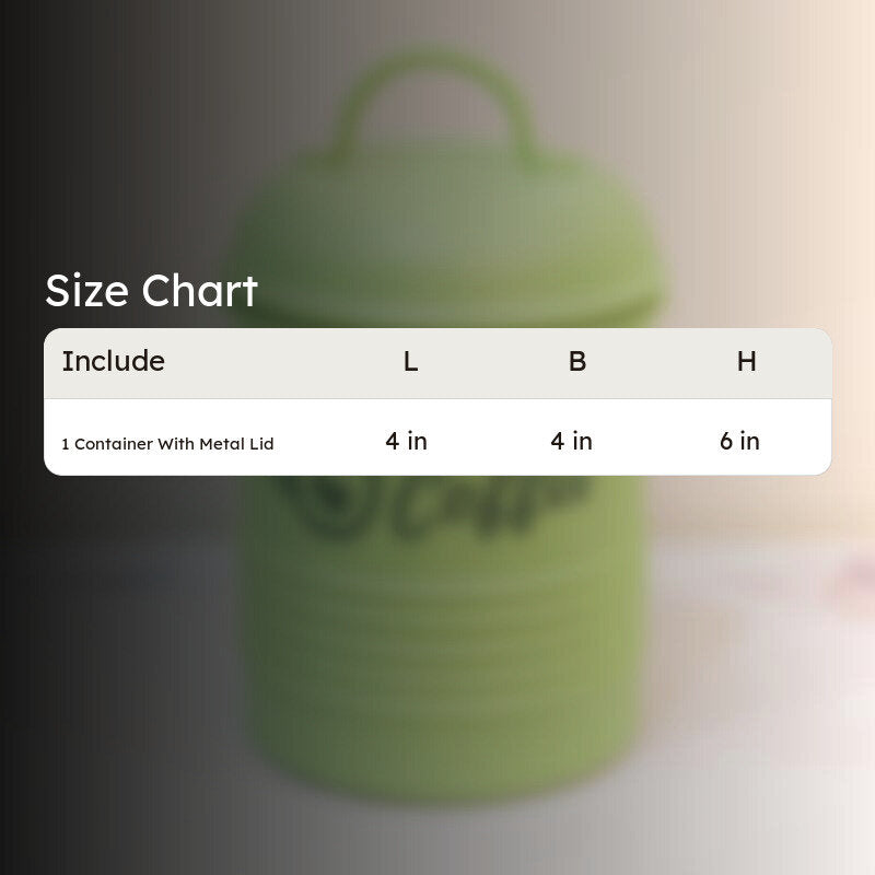 Ferrous Fun Coffee Storage Container (1300 mL) - Green media 6