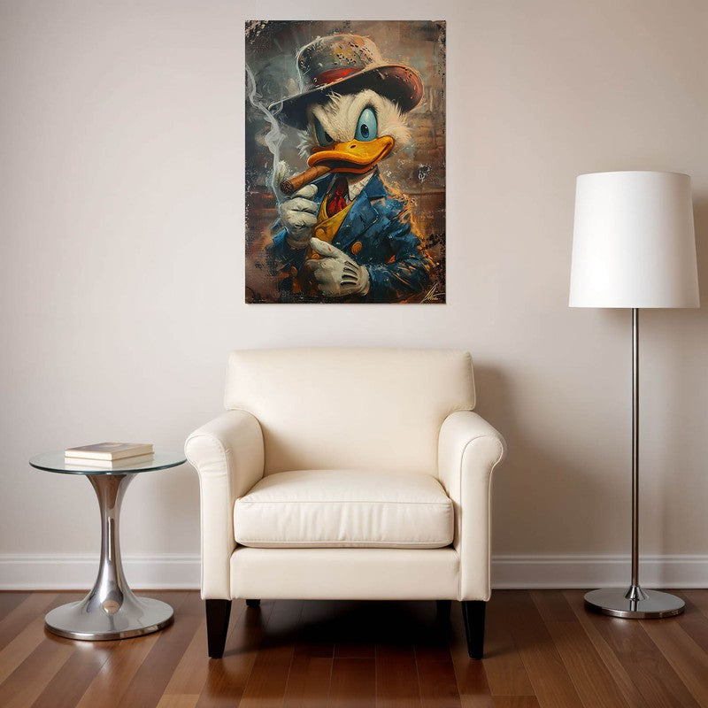 Dapper Duck Detective Wall Poster