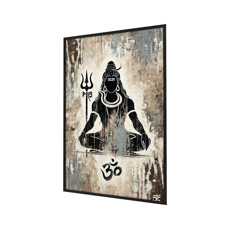 The Trance Of Shiva Wall Painting With Frame media 3