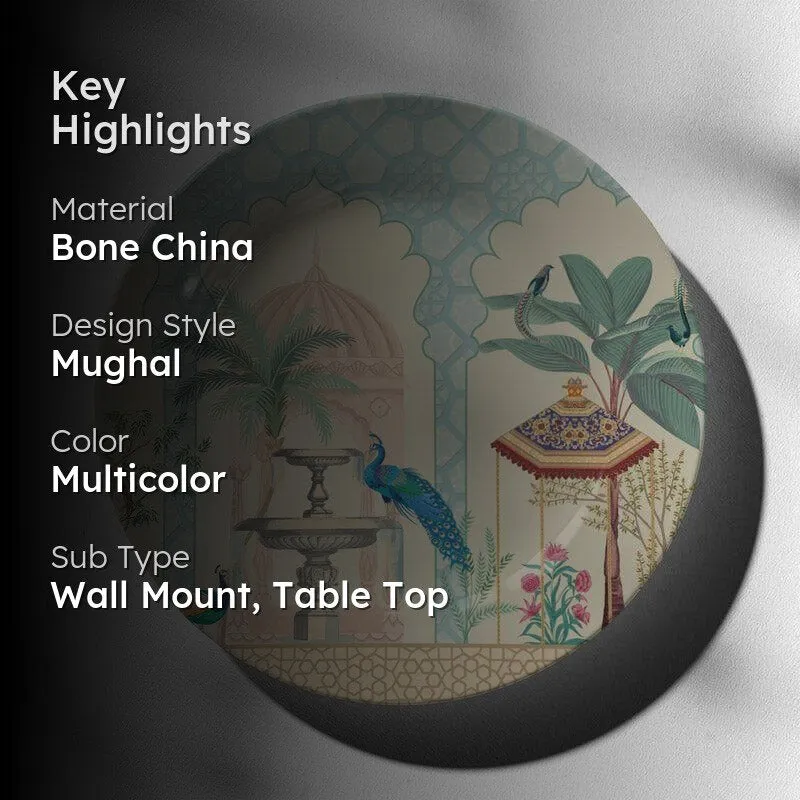 Dreamy Myghal Garden Wall Plate media 2