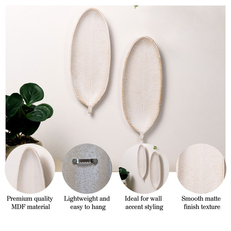Artlyn MDF Wall Accent (White) - Set Of Two media 4