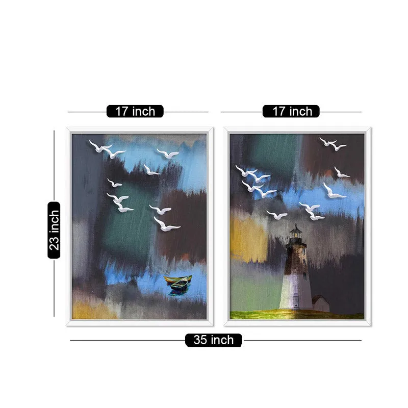 Nauko Abstract Wall Art - Set Of Two media 6