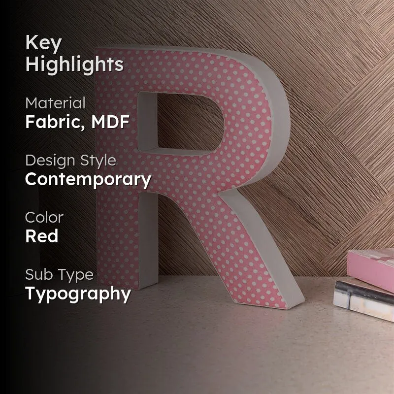 Alphabet R Polka Showpiece media 2