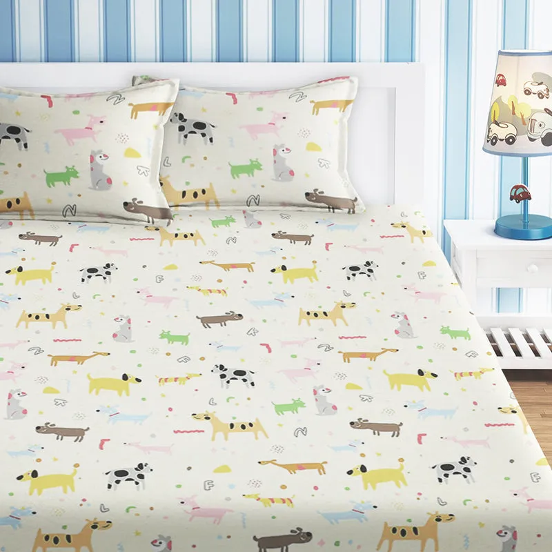 Forest Pals Kids Cotton Bedsheet - 210 TC media 4