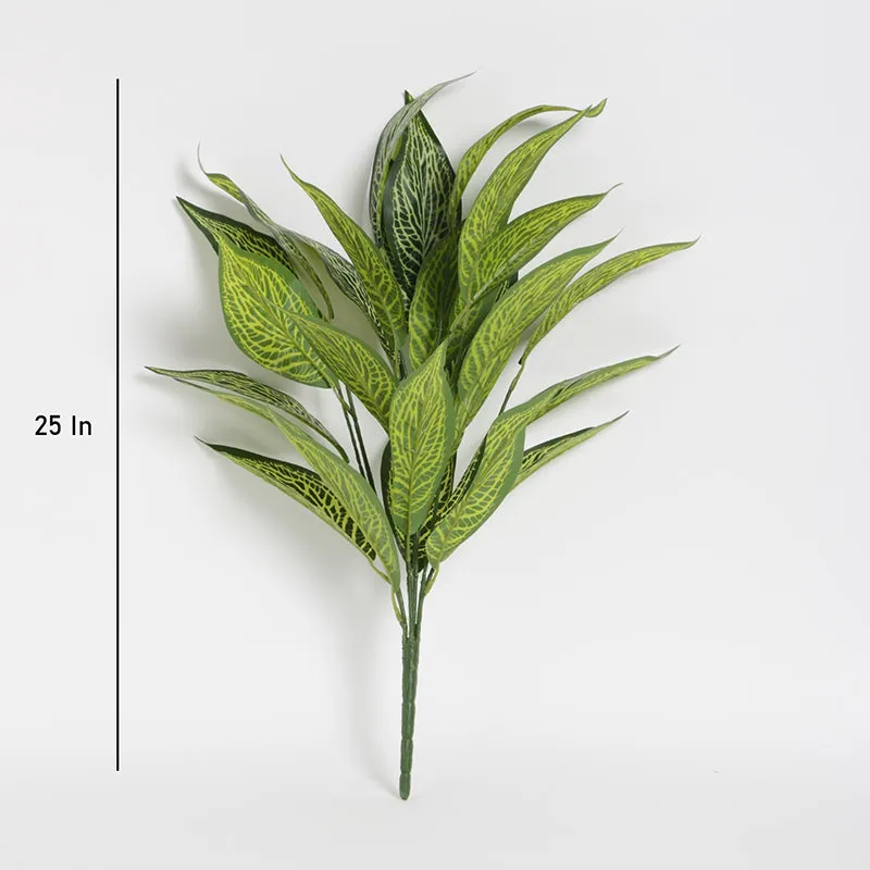 Faux Light Green Icetone Croton Plant - 2.2 Feet media 4