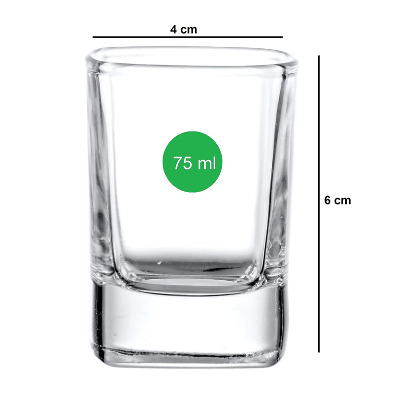 Euphe Shot Glasses (75 ML) - Set of Six media 5