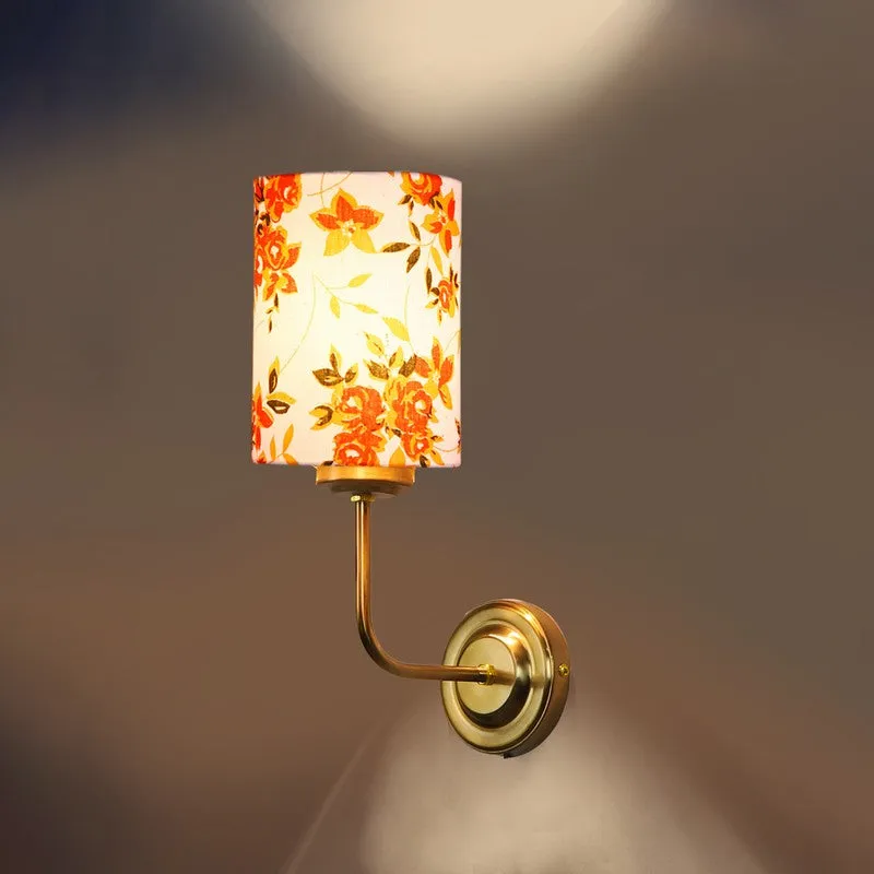 Floranira Fleur Metal Wall Lamp - White,Orange media 7