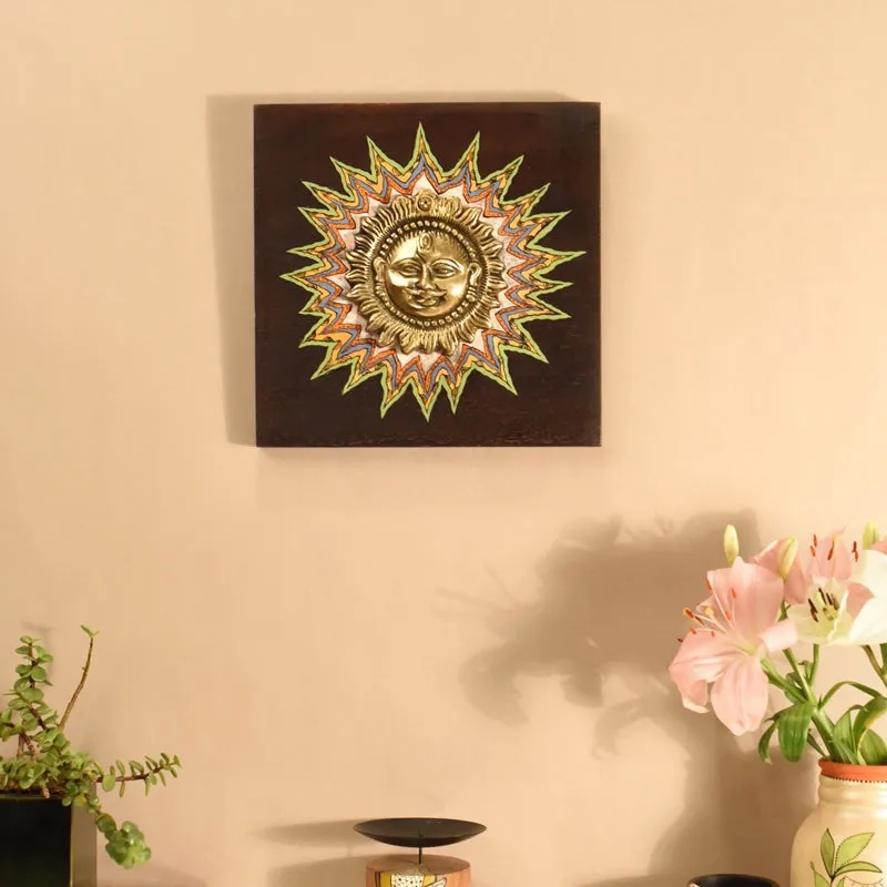 Divine Surya Wooden Wall Accent media 1