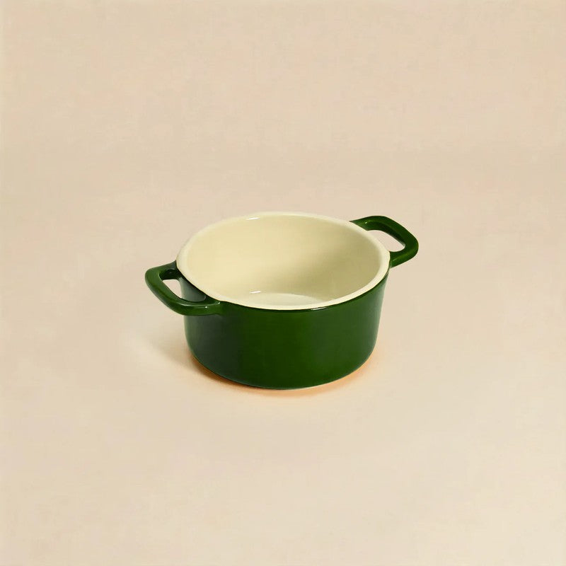 Cumin Co Ceramic Mini Cocottes (Green/240 mL) - Set of Two media 5