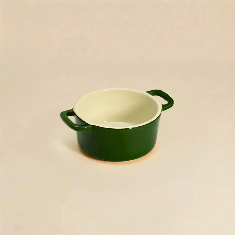 Cumin Co Ceramic Mini Cocottes (Green/240 mL) - Set of Two media 5