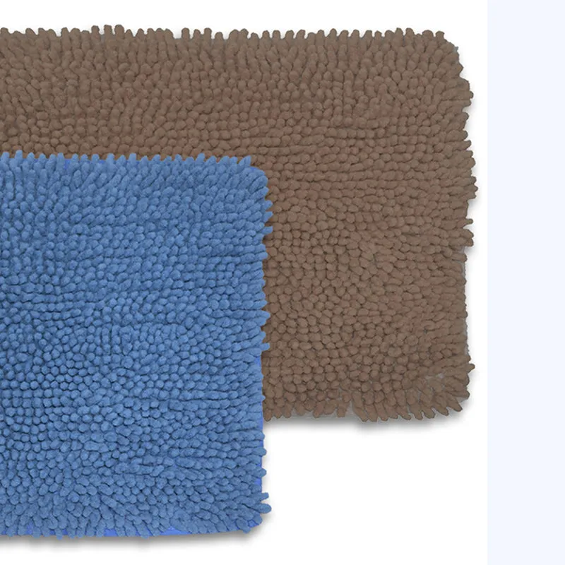 Alianor Bath Mat (Brown & Blue) - Set Of Two media 3
