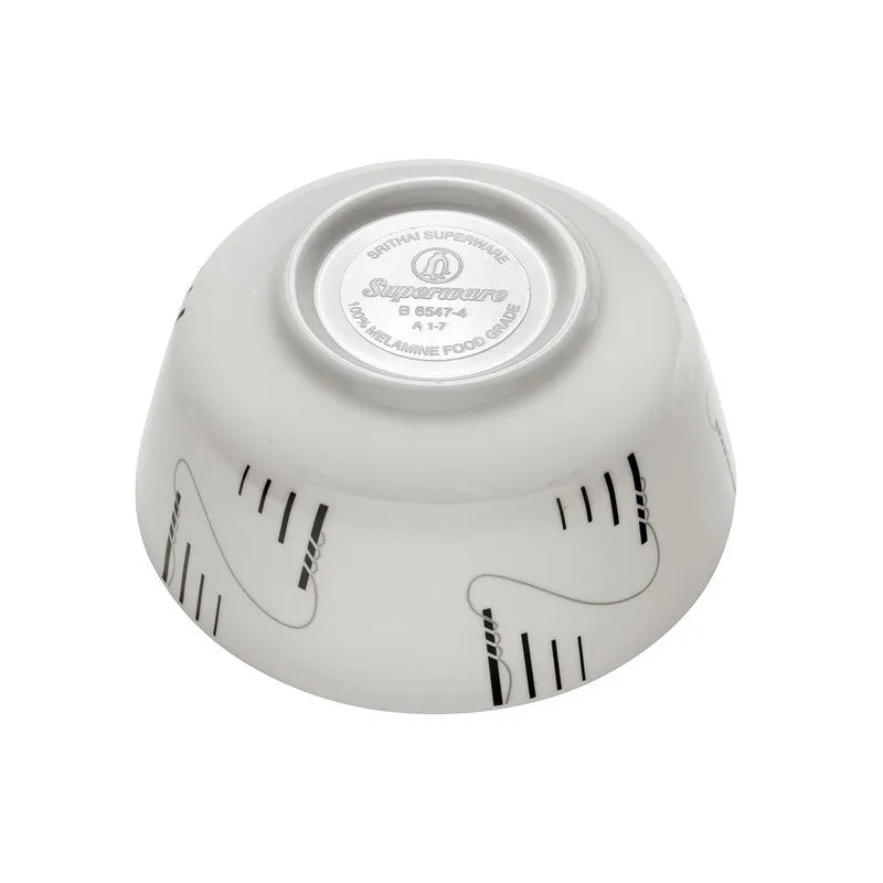 Strip & Ropes Melamine Snack Bowls (200 mL Each) - Set of Six - 7