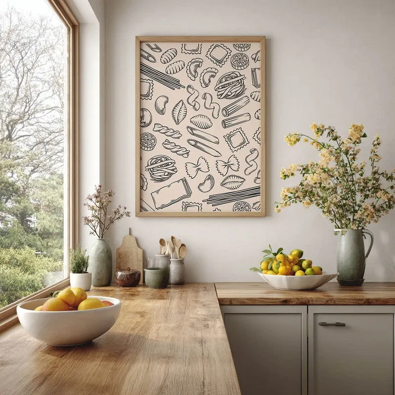 CulinaryDoodle Archival Canvas Wall Art - Brown media 5