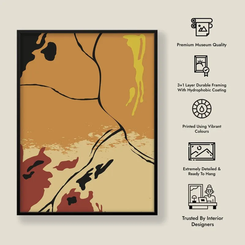 Dynamic Dreamscape Canvas Wall Art (Black Frame) - Set Of Three media 7