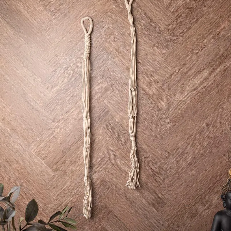 Palla Macrame Planter - Set Of Two media 3