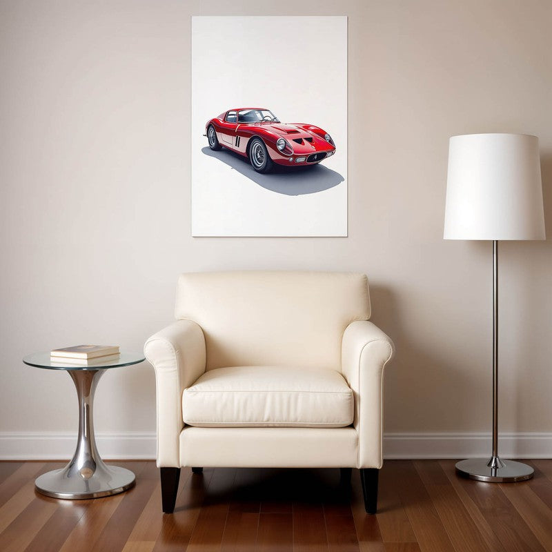 Scarlet Speedster Wall Poster