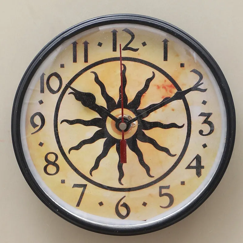 Temporal Temple Iron Wall Clock media 4