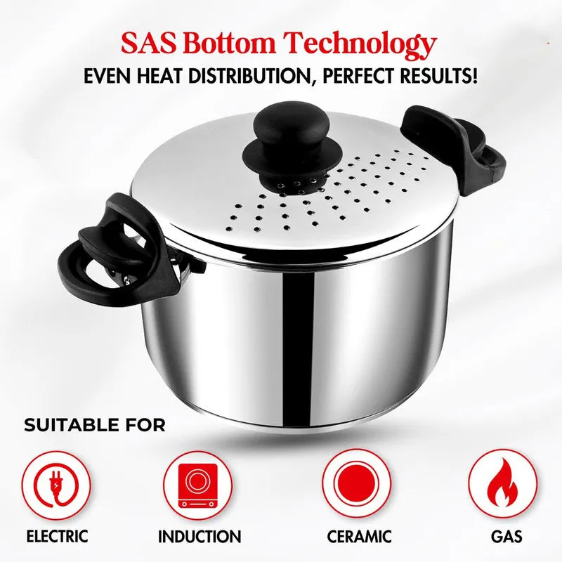 Vinod Zyric Cooking Pot with Lid - 6800 mL media 6