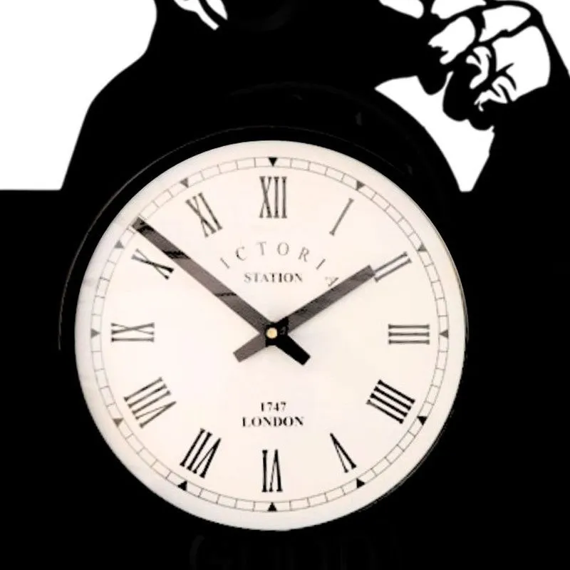 Flash Steel Analog Wall Clock - Black media 5