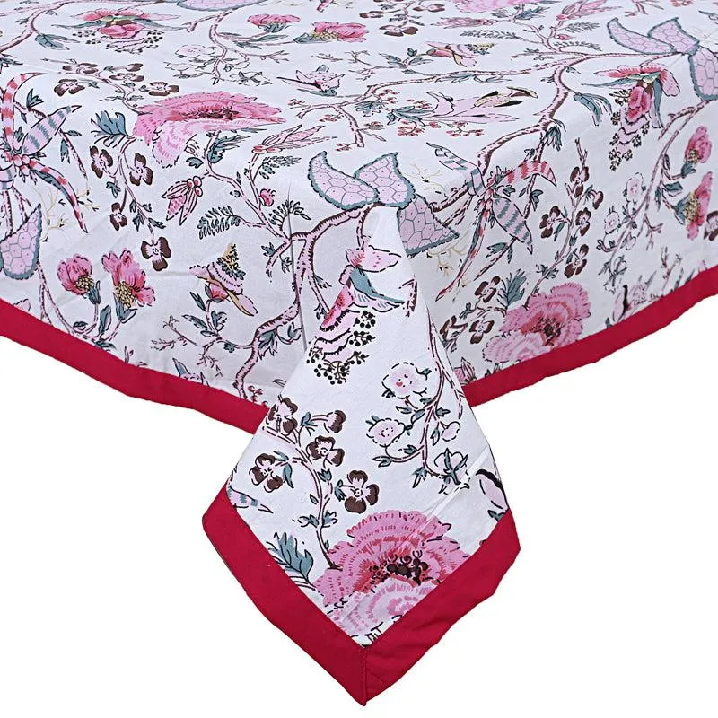 Muhina SquareTable Cover (Pink) - Four Seater media 5