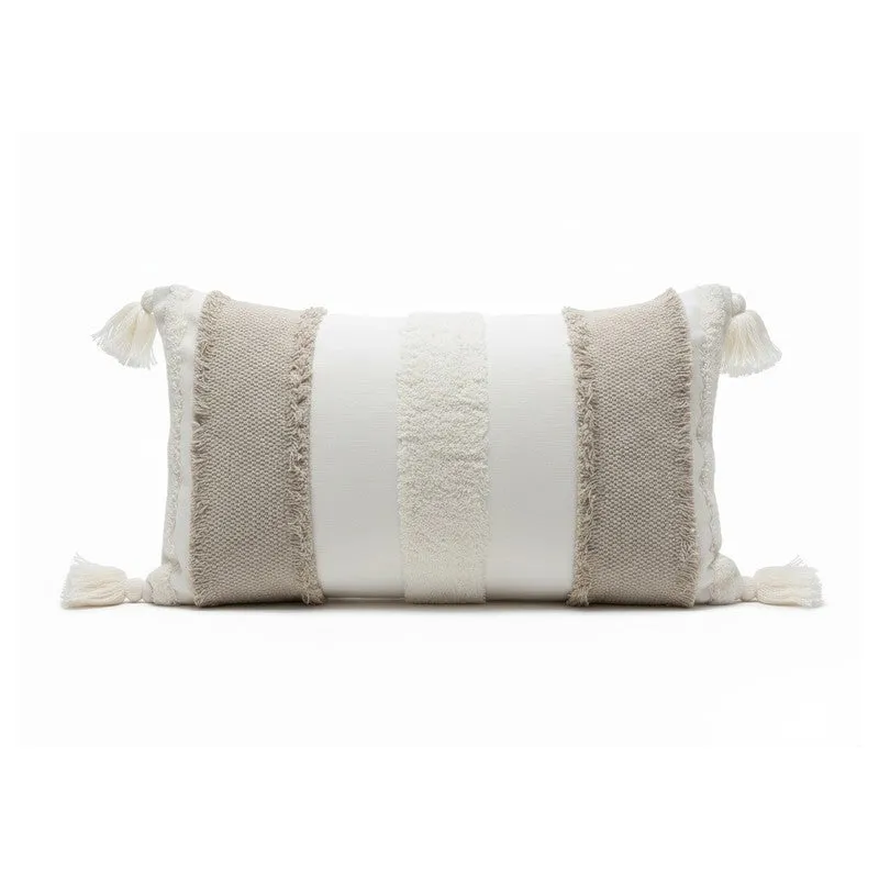 Cazy Stripe Tufted Cushion Cover media 3