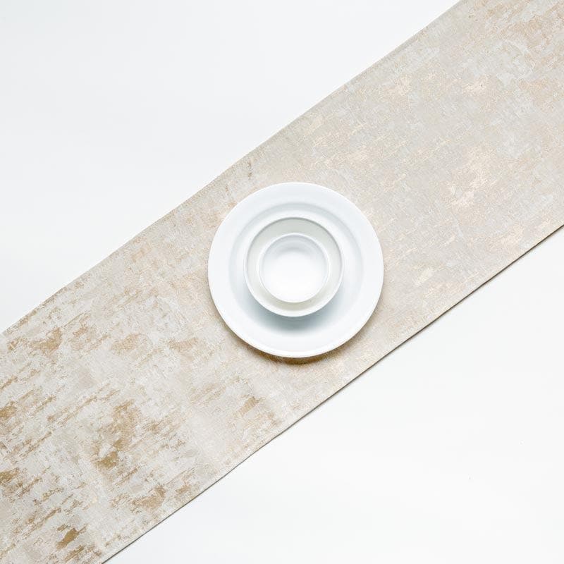 Ketty Jacquard Table Runner - Beige media 3