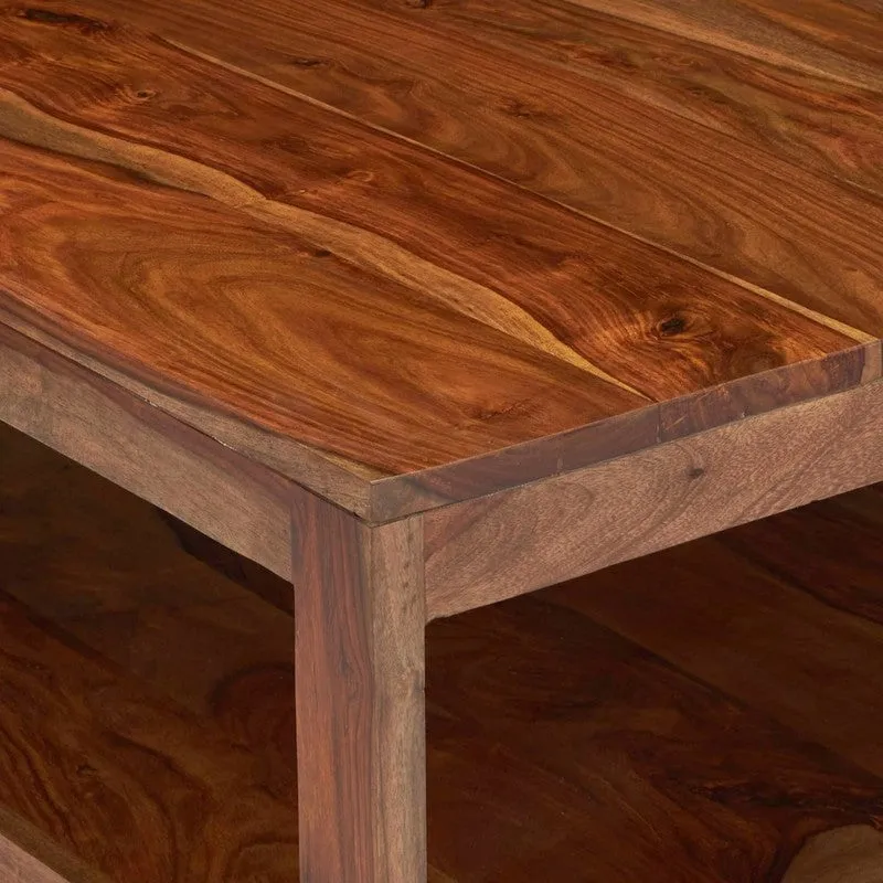 Erixon Sheesham Wooden Center Table - Brown media 7
